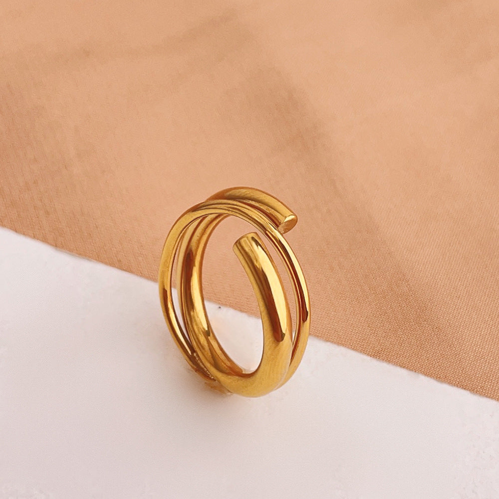 Special Twist Pattern Ring