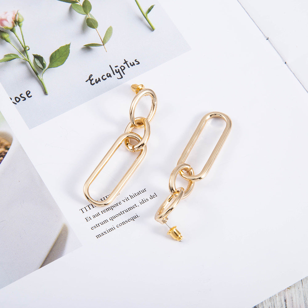 Needle Hoop Earrings