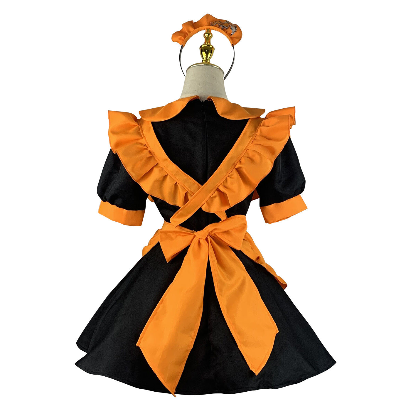 Halloween Embroidered Maid Outfit – Polyester