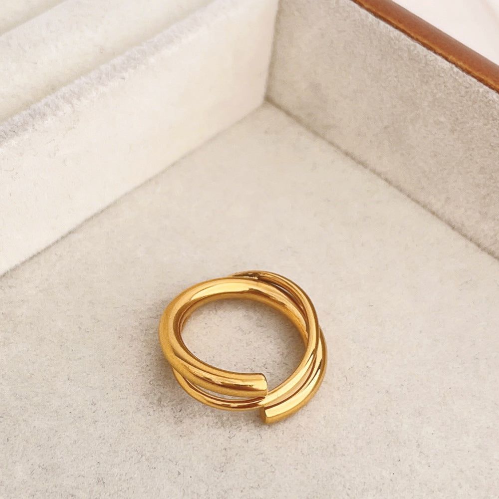 Special Twist Pattern Ring