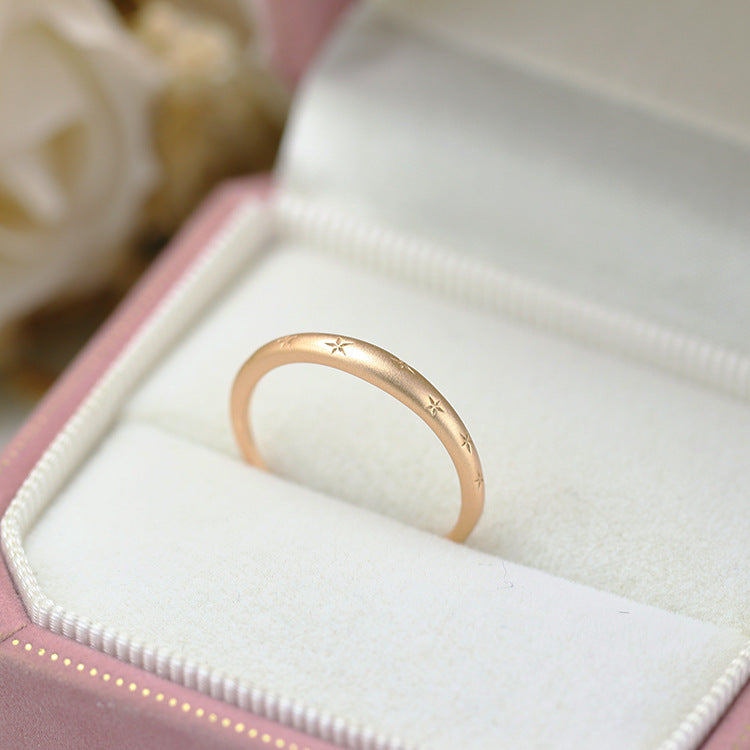 Gold Star Ring
