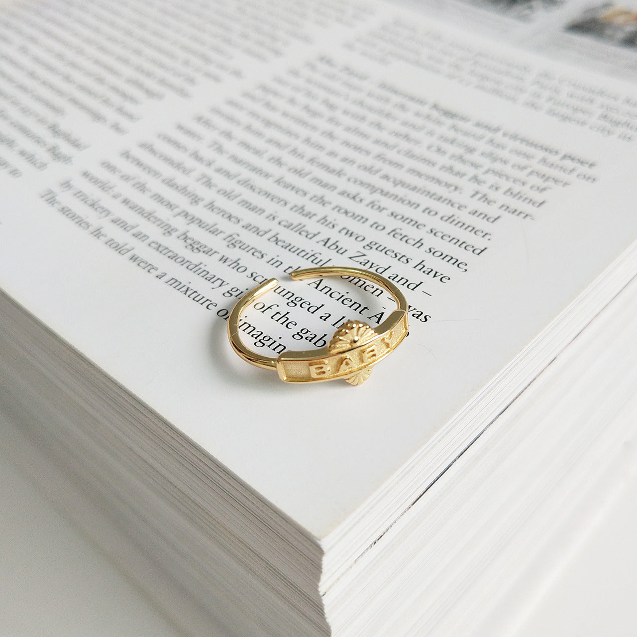 Circular Gold Ring