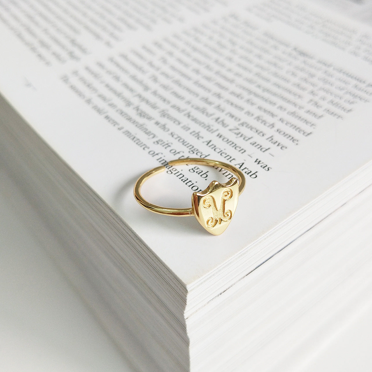 Circular Gold Ring