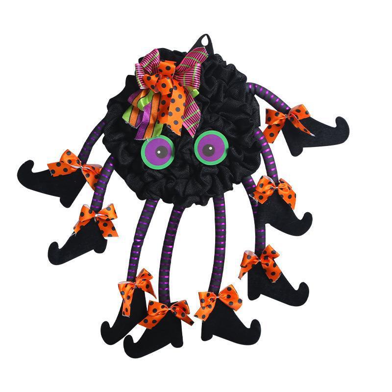 Creative Halloween Spider Door Hanging Wreath
