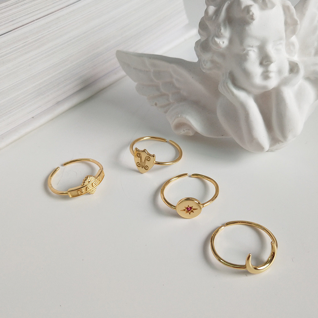 Circular Gold Ring