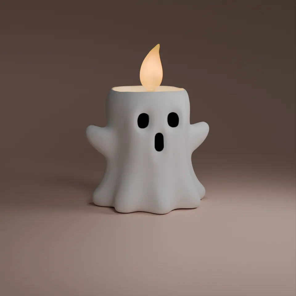 Ghost Candlestick – Resin Craft Halloween Decoration