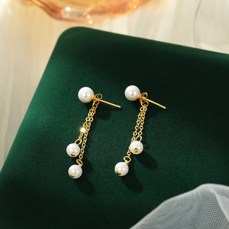 Long Elegant Tassel Earrings