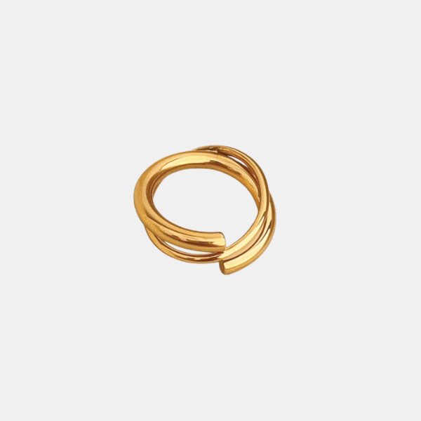 Special Twist Pattern Ring