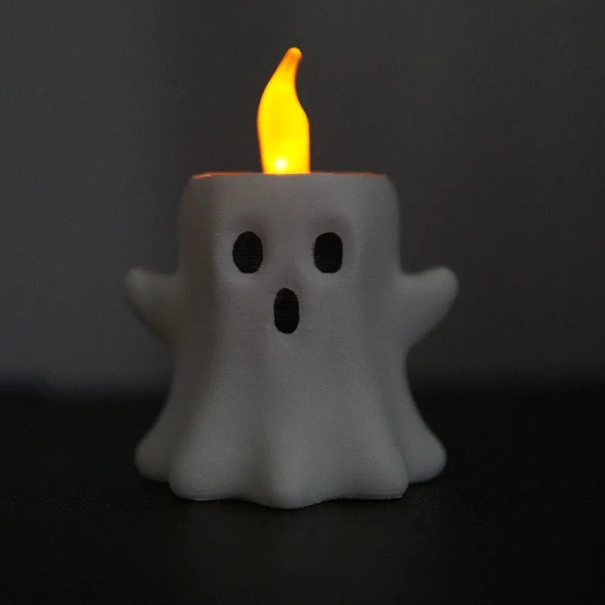 Ghost Candlestick – Resin Craft Halloween Decoration