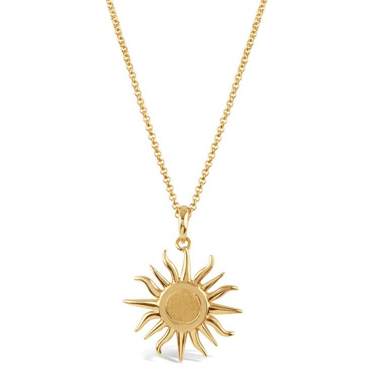 Stainless Steel Women's Necklace 18k Gold Plated