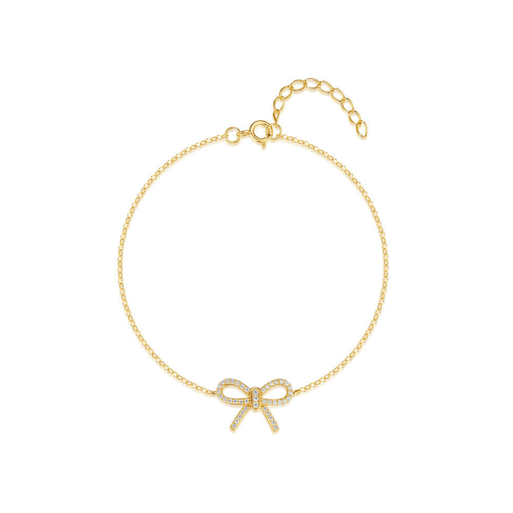 Zircon Bow Bracelet