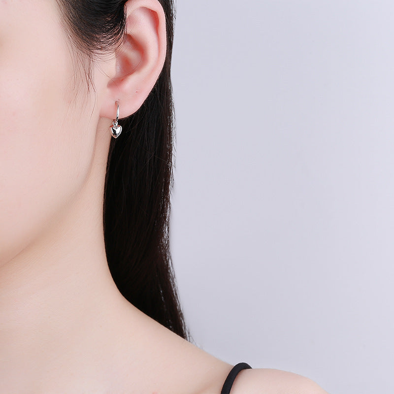 Simple Love Heart Shape Earrings