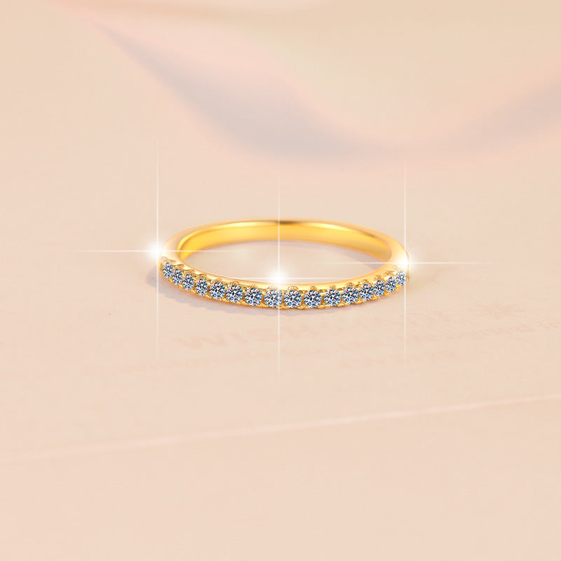Elegant Diamond Gold Ring