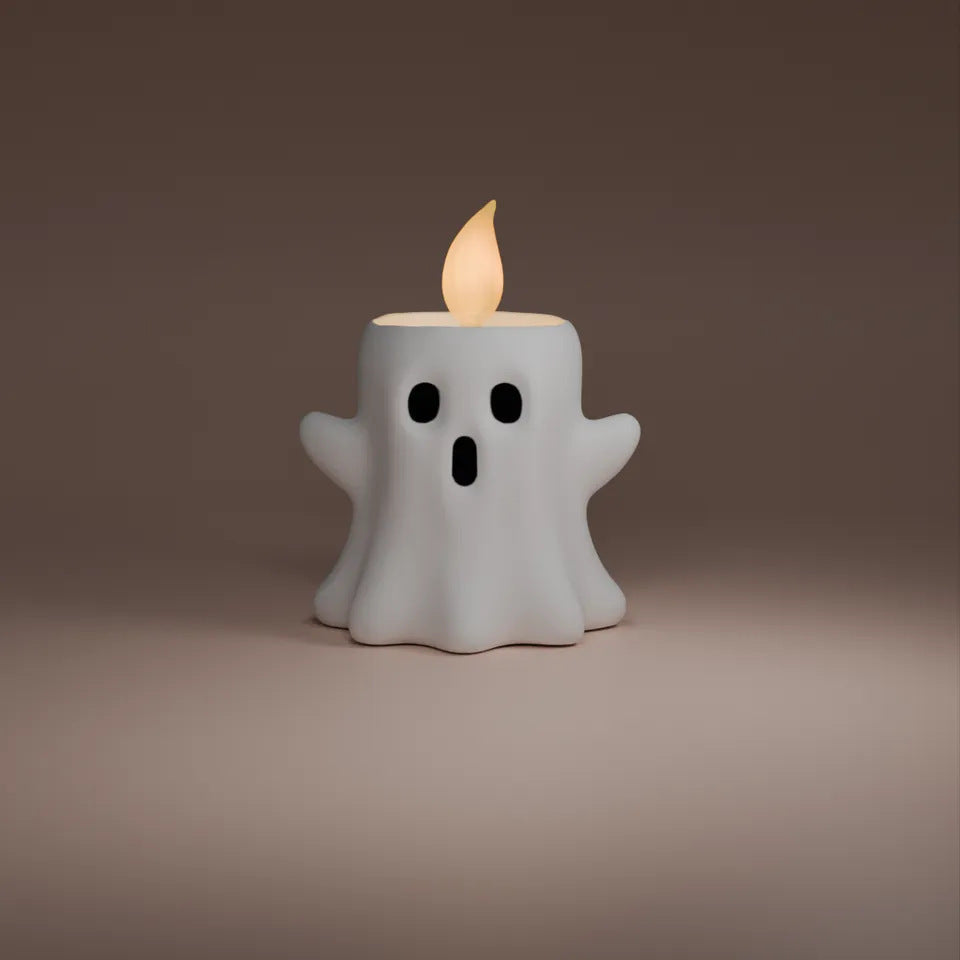 Ghost Candlestick – Resin Craft Halloween Decoration