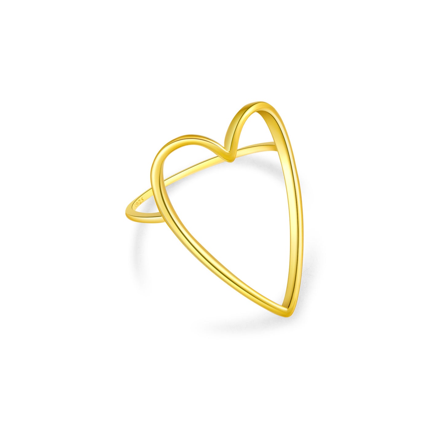 High Sense Love Heart-shaped Ring