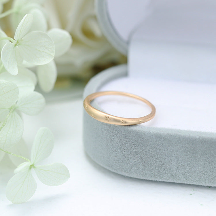 Gold Star Ring