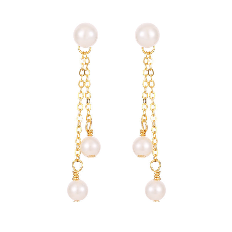 Long Elegant Tassel Earrings