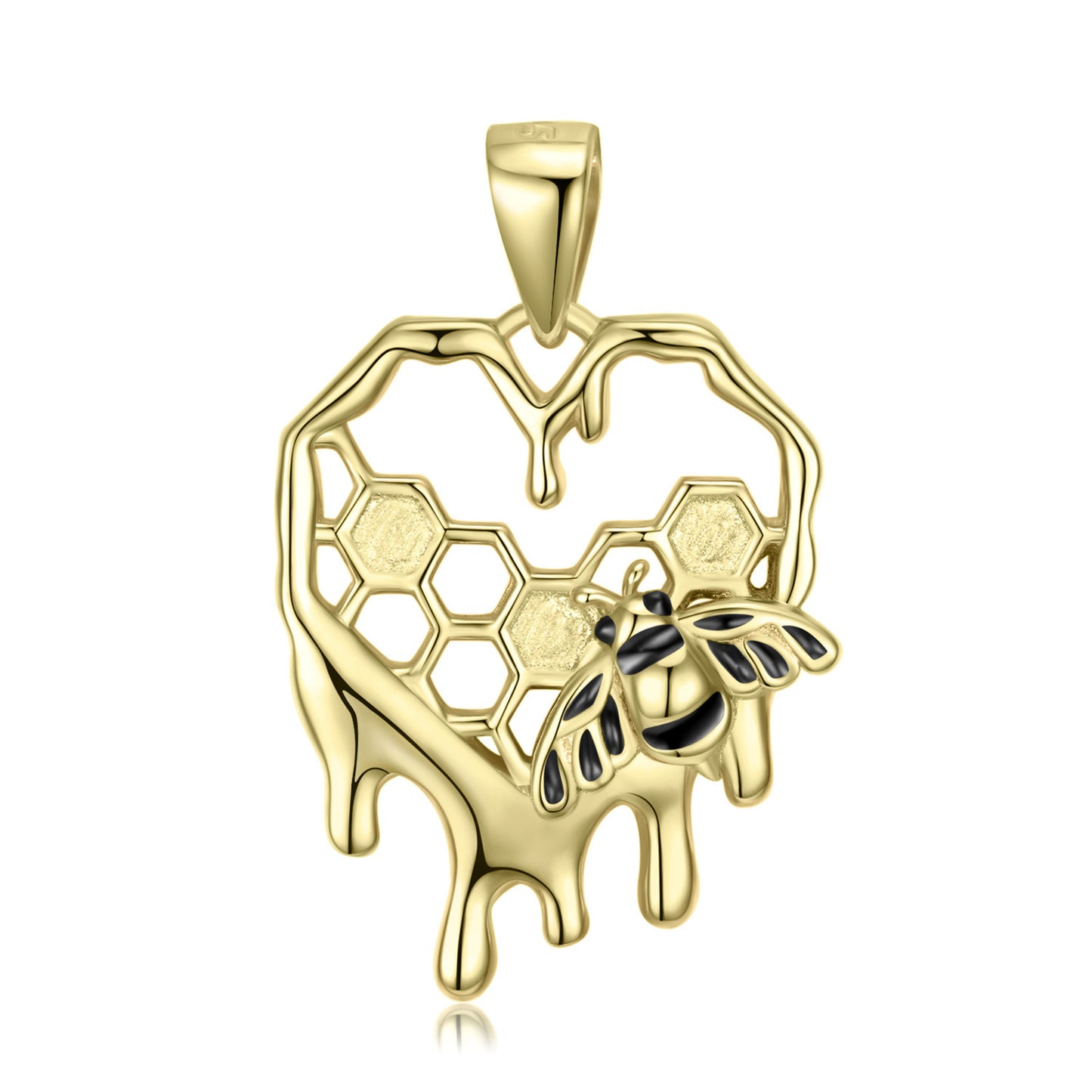 Honeycomb Gold Necklace