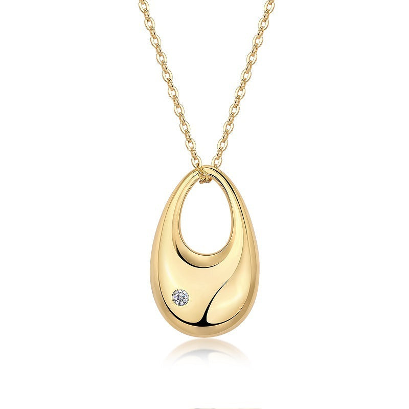 Fashion Moissanite Gold Necklace