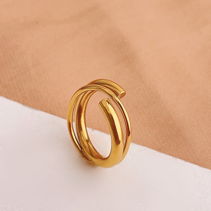 Special Twist Pattern Ring
