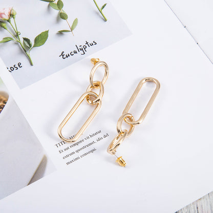 Needle Hoop Earrings