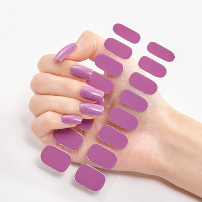 Pure Solid Color Nail Stickers - Salon Nails in Seconds