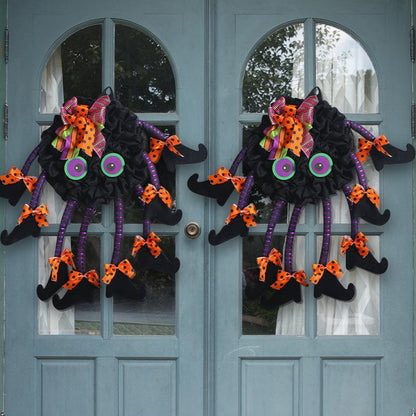 Creative Halloween Spider Door Hanging Wreath