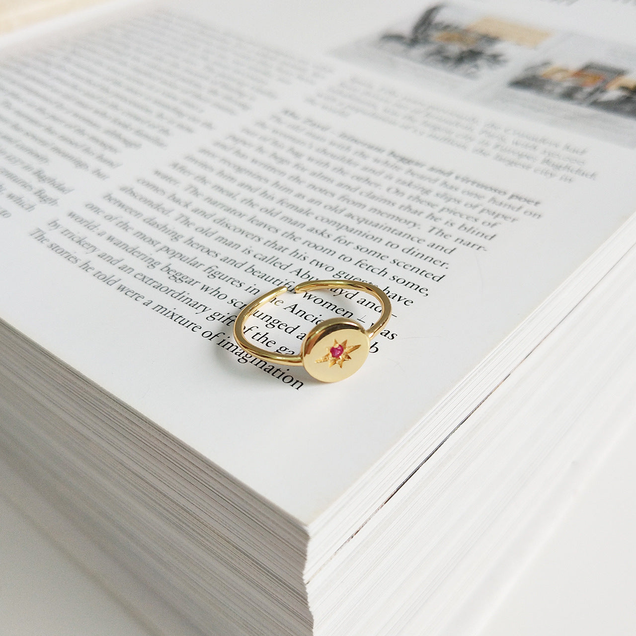 Circular Gold Ring