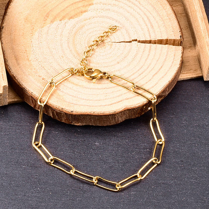 Simple chain chain square brand bracelet