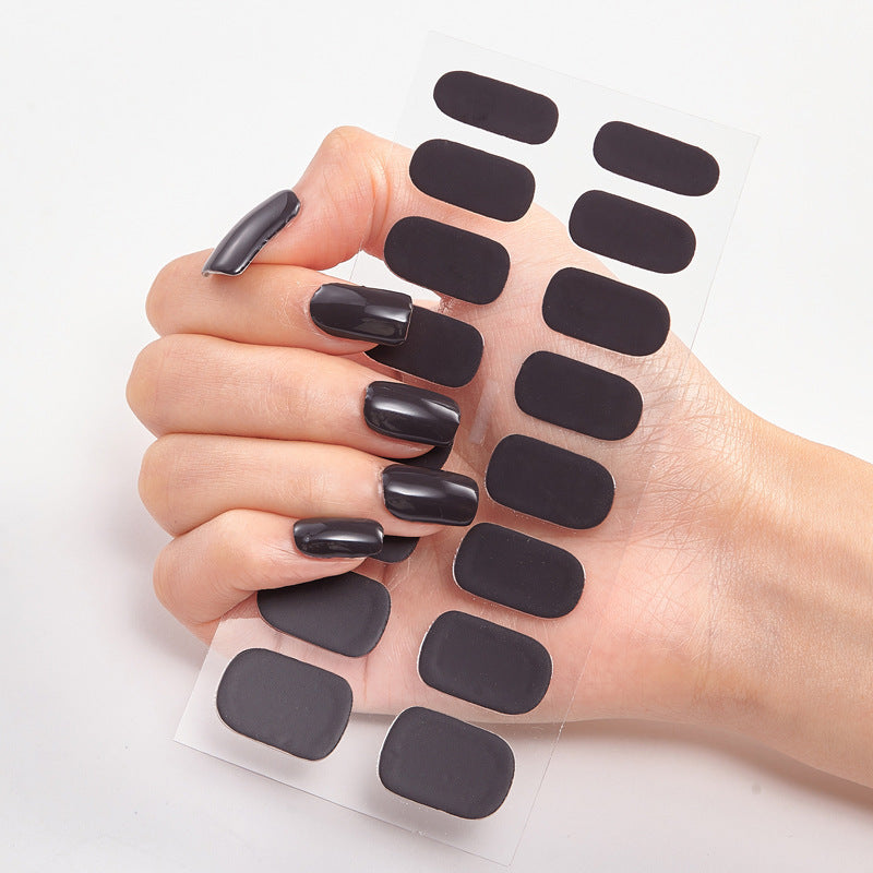 Pure Solid Color Nail Stickers - Salon Nails in Seconds