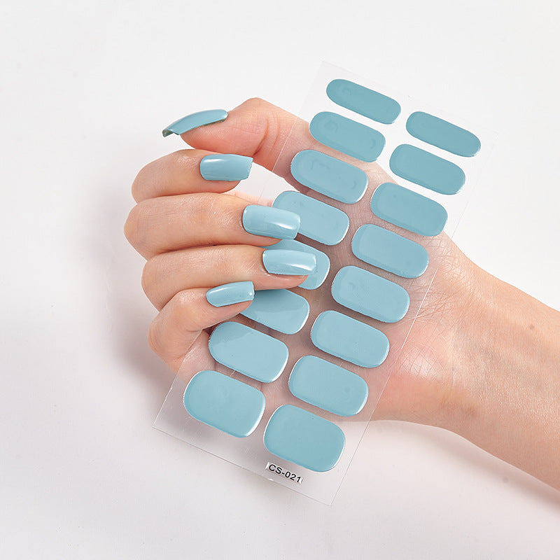 Pure Solid Color Nail Stickers - Salon Nails in Seconds