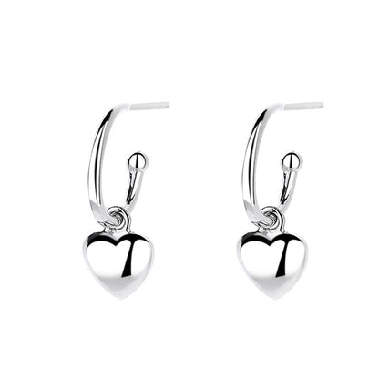 Simple Love Heart Shape Earrings