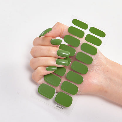 Pure Solid Color Nail Stickers - Salon Nails in Seconds