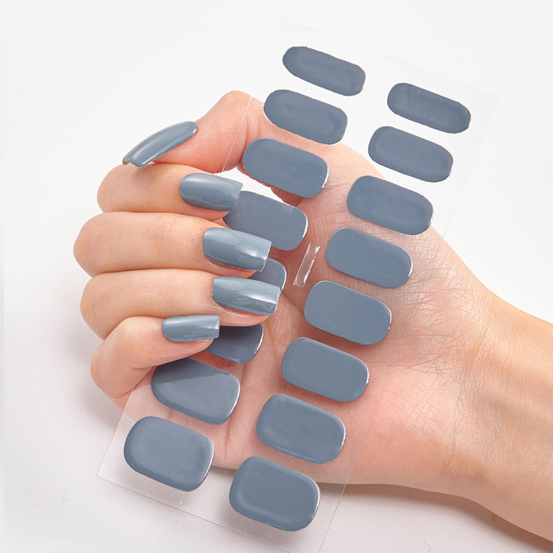 Pure Solid Color Nail Stickers - Salon Nails in Seconds