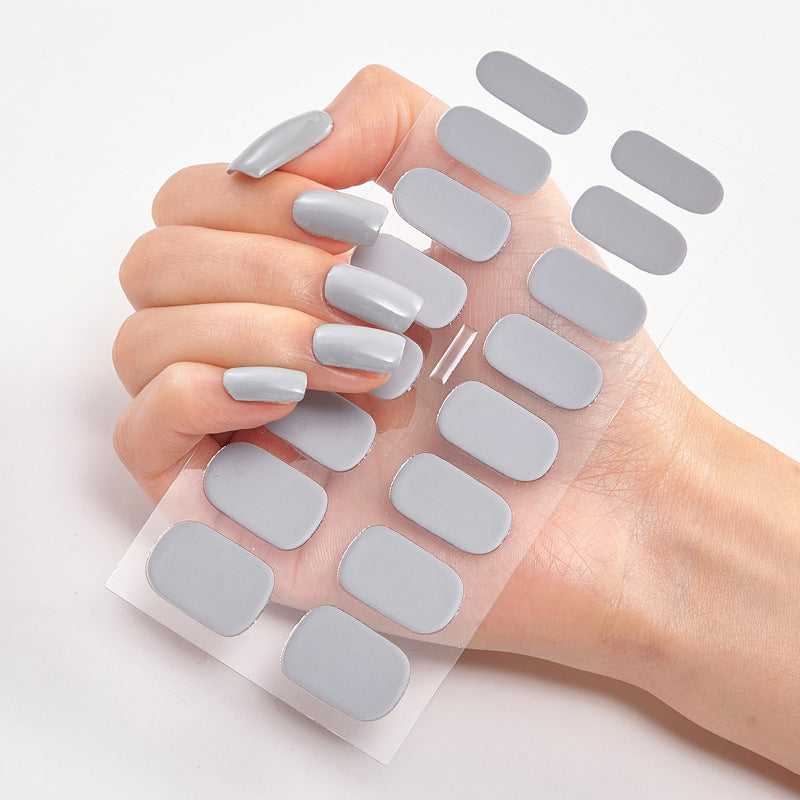 Pure Solid Color Nail Stickers - Salon Nails in Seconds