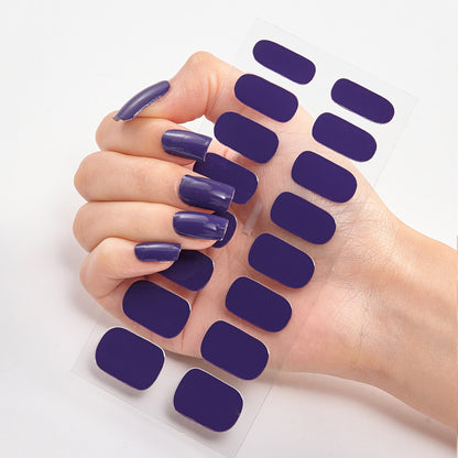 Pure Solid Color Nail Stickers - Salon Nails in Seconds