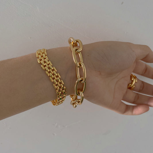 Vintage clavicle chain bracelet