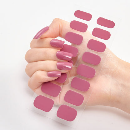 Pure Solid Color Nail Stickers - Salon Nails in Seconds