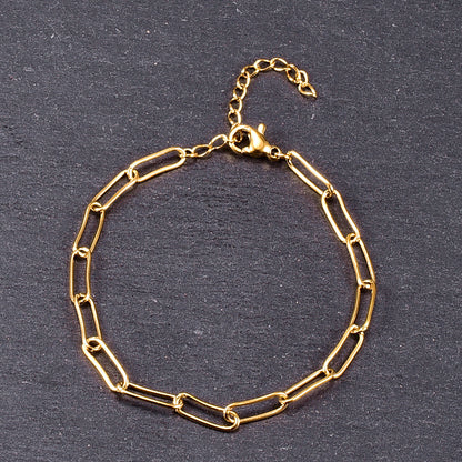 Simple chain chain square brand bracelet