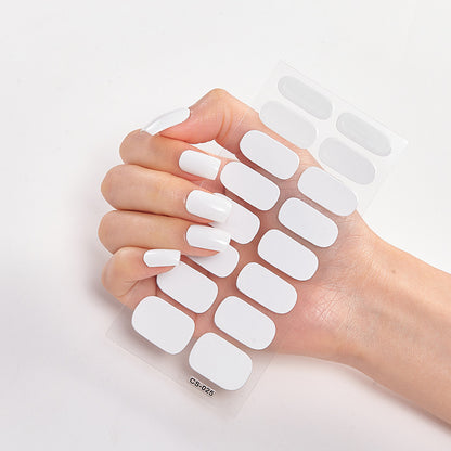 Pure Solid Color Nail Stickers - Salon Nails in Seconds
