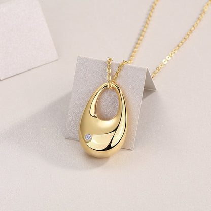 Fashion Moissanite Gold Necklace