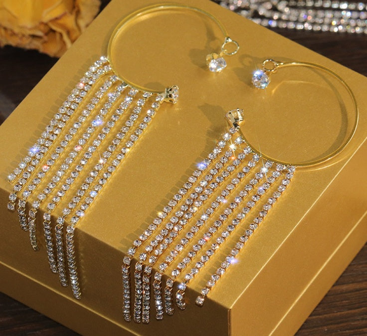 Elegant Long Tassel Earrings