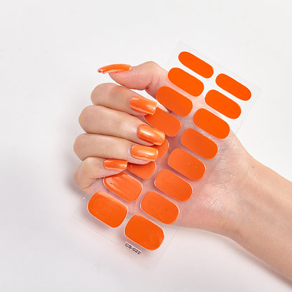 Pure Solid Color Nail Stickers - Salon Nails in Seconds