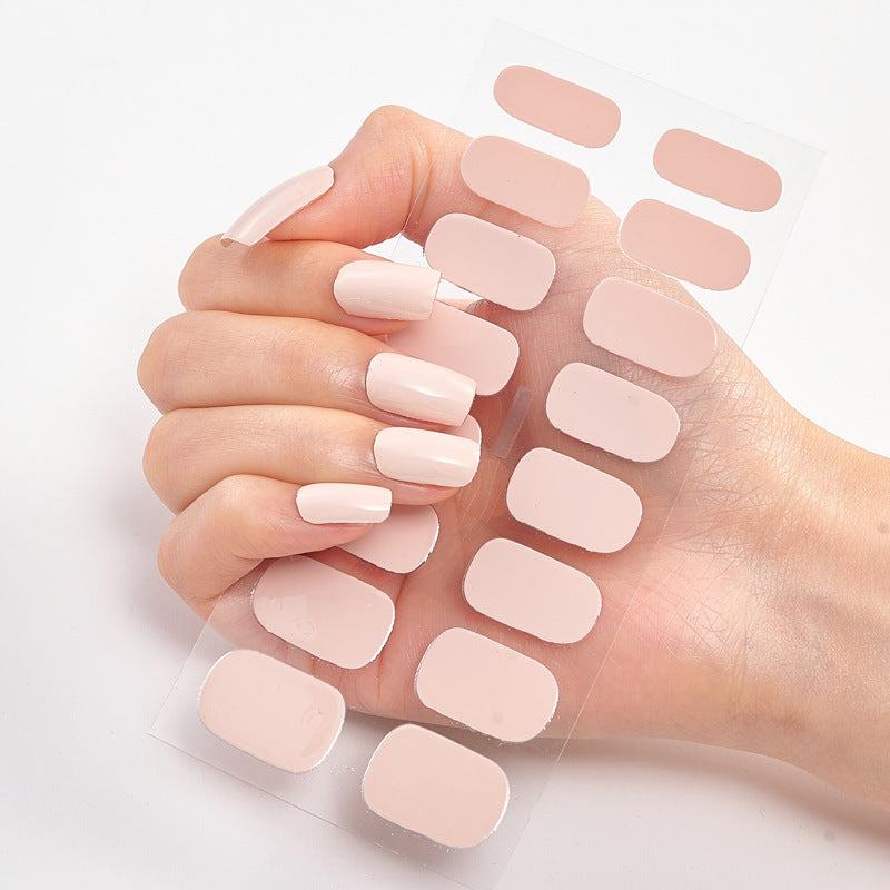 Pure Solid Color Nail Stickers - Salon Nails in Seconds