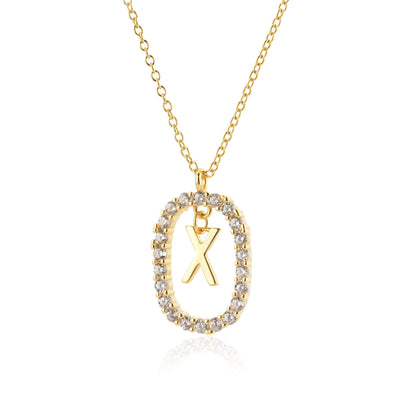 Elegant Letter Name Necklace