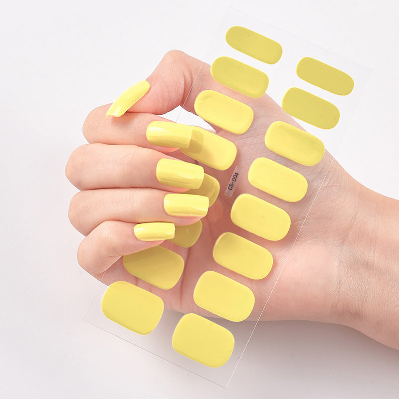 Pure Solid Color Nail Stickers - Salon Nails in Seconds
