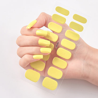 Pure Solid Color Nail Stickers - Salon Nails in Seconds