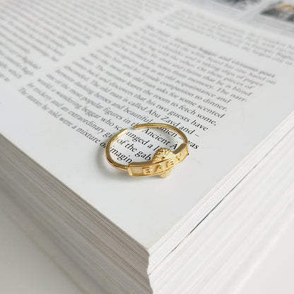 Circular Gold Ring