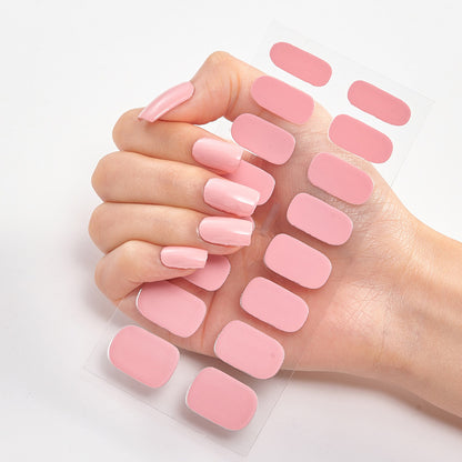 Pure Solid Color Nail Stickers - Salon Nails in Seconds