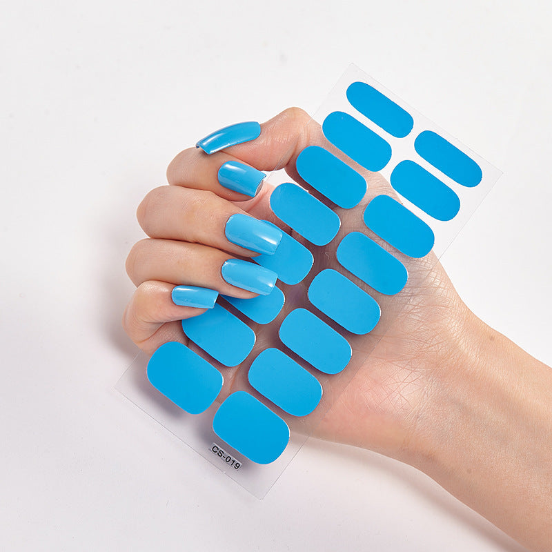 Pure Solid Color Nail Stickers - Salon Nails in Seconds